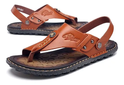 Chanclas de cuero new arrivals