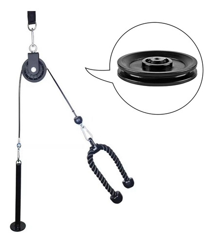 Rueda De Polea De Rodamiento De Fitness, Rueda De 11,5 Cm