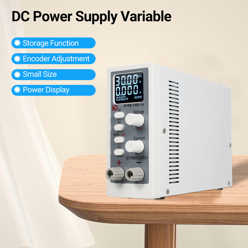 Fonte De Alimentação Dc Programável 0-60v 0-5a Com Display L