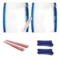 Comprar Tapa X 2 Unids Vidrio Manija Curvos Freezer Inelro 550 Pi