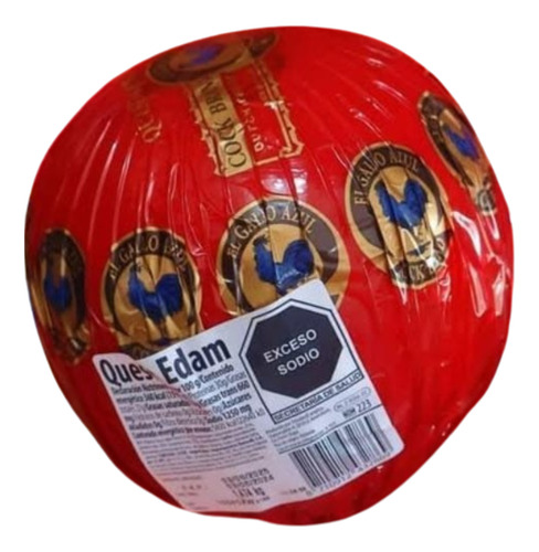 Queso De Bola Edam Gallo Azul