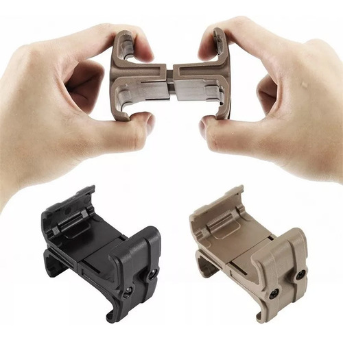 Sujetador Conector Táctico Cargador Rifle Arma 5,56 Ar15 M4