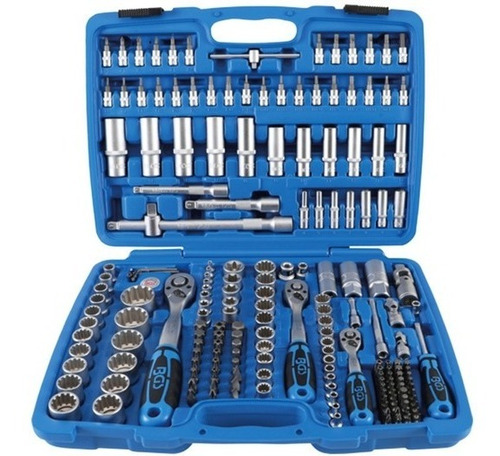 Imagen 2 de 3 de Autocle 192 Piezas Medidas 1/4 3/8 Y 1/2 Dados Gearlock
