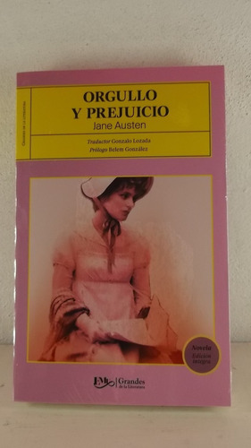 Orgullo Y Prejuicio Jane Austen Libro