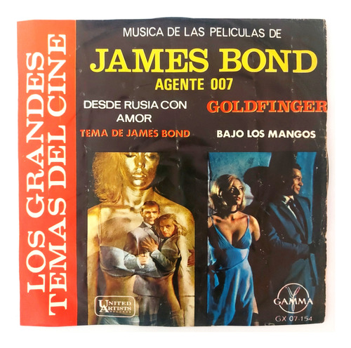 Varios Artistas - James Bond Agente 007   Single  7
