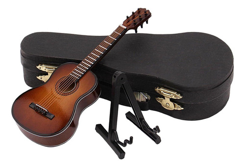 Guitarra Clásica Con Soporte Y Funda Para Escritorio De Ofic