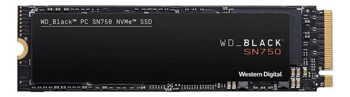 Disco sólido SSD interno Western Digital WD Black SN750 WDS200T3X0C 2TB negro