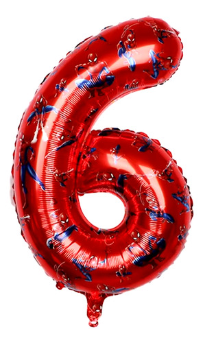 Pack 39 Globos Cumpleaños Spiderman Decoración Hombre Araña