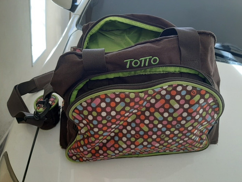 Bolso Pañalera Marca Totto !!! Como Nueva, Poco Uso