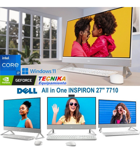 Imagen 3 de 7 de Dell Inspiron 27' Aio Touch I7 16gb 1tb 512gb Nvidia Mx550