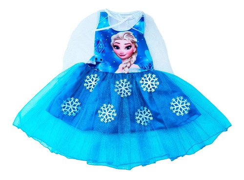 Disfraz Vestido De Princesa Compatible Con Elsa