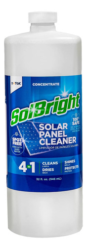 Solbright - Limpiador Concentrado De Paneles Solares 4 En 1 