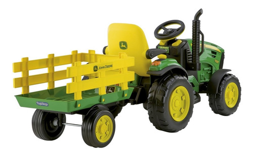 Mini Trator Eletrico Recarregavel John Deere Peg Perego