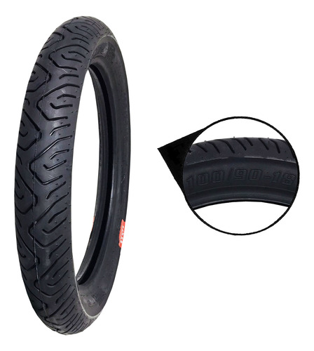 Pneu Traseiro Sport S Camara Aro 18 62p 100/90-18 Aero 150