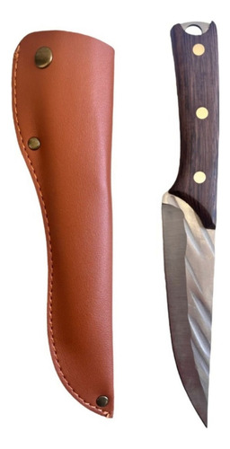 Cuchillo Carnicero Parrillero Y Deshuesador De Carne + Funda