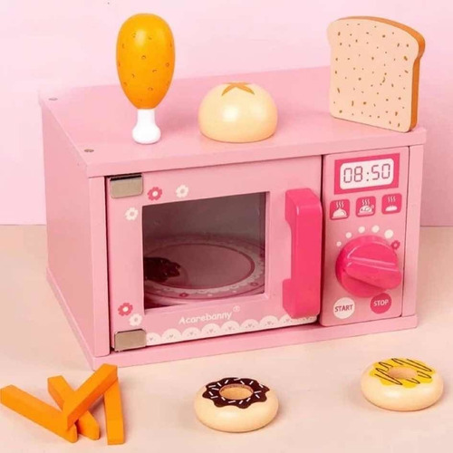 Horno Microondas De Juguete En Madera Matekid´s Horno Microondas De Juguete En Madera Matekid´s