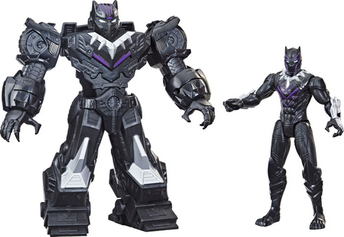 Figura De Accion  Black Panther - Marvel Avengers Mechstrike