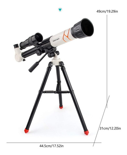 Telescopio Astronomía Para Niños Adultos (blanco)