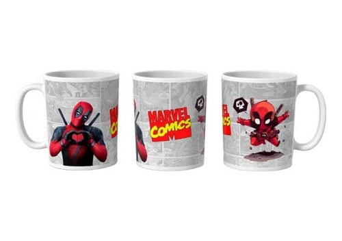 Taza / Mug Deadpool - Universo Marvel - Cómics - Superheroe