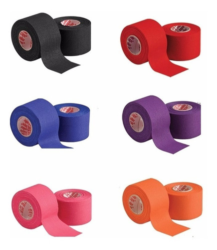 Mueller Paquete 6 Rollos M Tape Color Tela Adhesiva Atletas