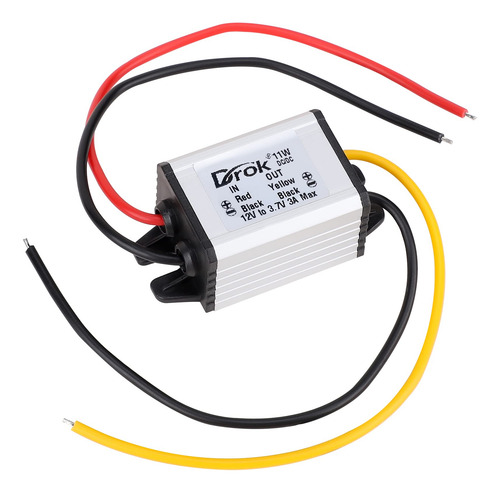 Regulador De Tensão Drok 12v Para 3,7v 3a 11w Buck Converter