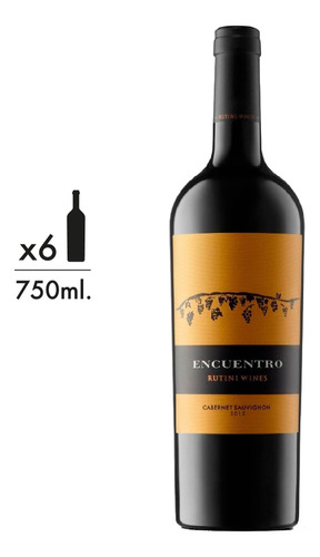 Vino Rutini Encuentro Cabernet Sauvignon 6x750ml