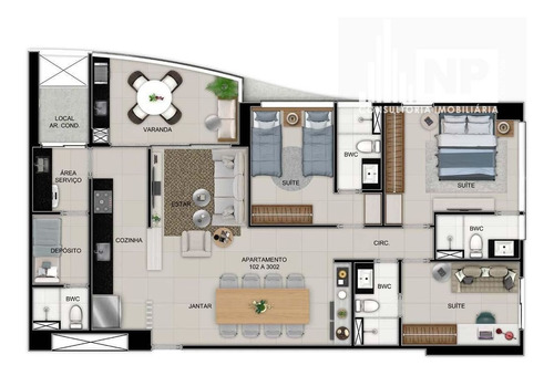 Imagem 26 de 28 de Apartamento Padrão À Venda Em Recife/pe - Md24