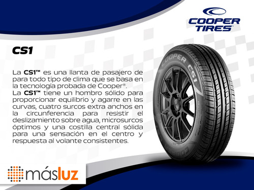 Par Llantas Cs1 Cooper Medida 195/70r14 91t Sl