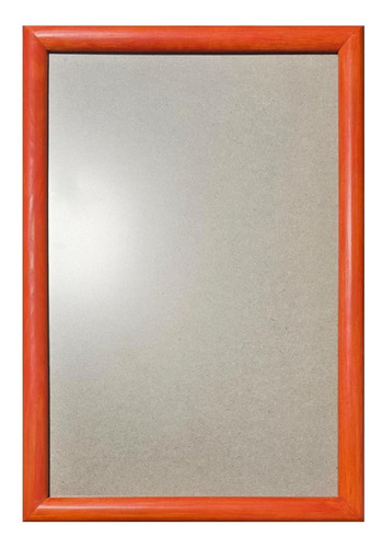 Marco De Madera 50x70cm Variedad De Espesor Todo Incluido Naranja Media Caña 2.5cm