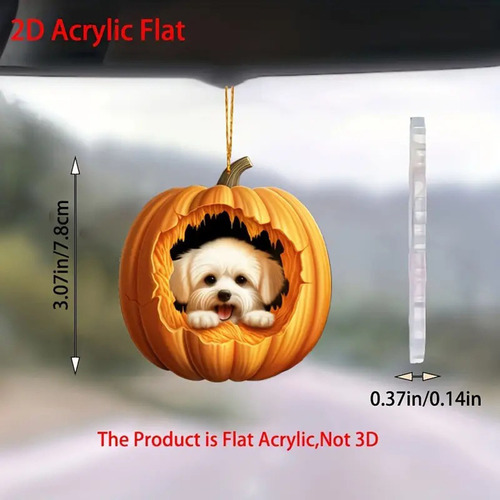 Colgante De Halloween Para Perro, Muñeca, Coche, Espejo Retr