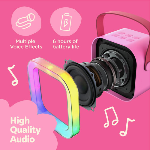 Karaoke Machine Move2play Mini W/ 20+ Kids Songs Bluetooth