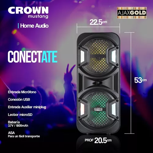 Altavoz portátil Bluetooth torre multimedia usb sd Radio fm aux