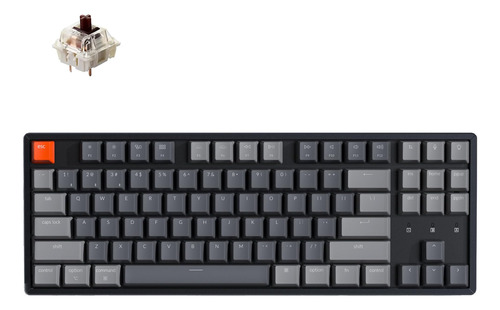 Keychron K8 Teclado Mecánico Inalámbrico Con Cable, 87 Rgb Y