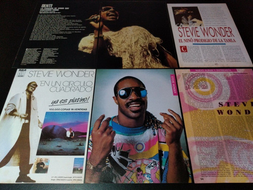 (al068) Stevie Wonder * Recortes Revistas Clippings