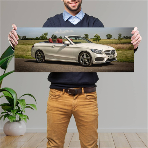 Cuadro 30x80cm Auto 2016 Mercedes Benz C Class C 633