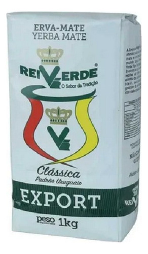 Yerba Rei Verde Clásica 1kg X 10 Unidades (10k) Envio Gratis
