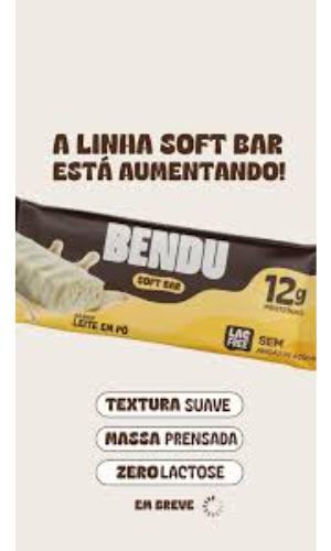 Bendu Proteína Barra - Linha Proteína 12g Leite Em Pó