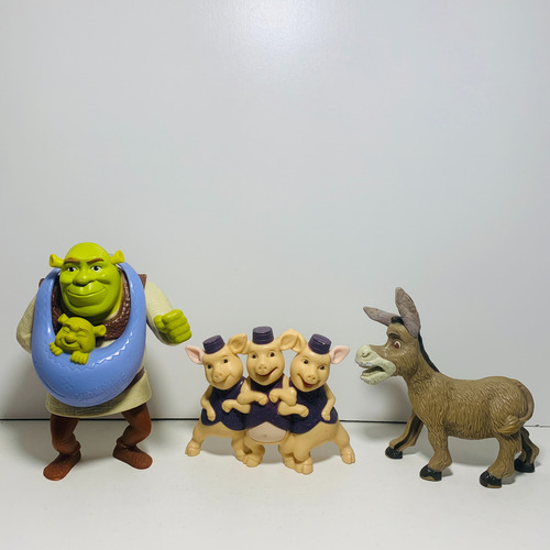Shrek 4 Mcdonalds 2010 Colección Completa - 10 Muñecos (Usado)