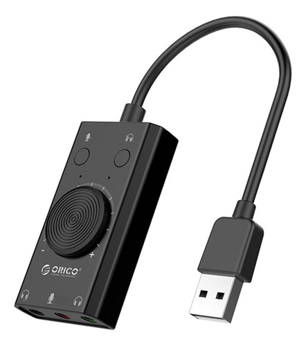 Adaptador Orico Tarjeta De Sonido Para Pc Sc2 