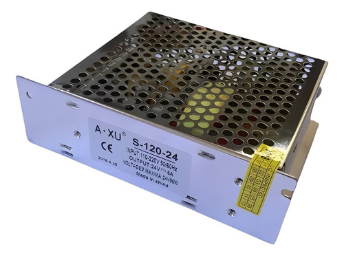 Fonte Chaveada Eletrônica Saída 120w 24v 5a Metálica