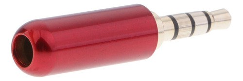 S 4 Piezas 3.5mm 1/8 -inchtrrs Conector Macho De 4 Polos A