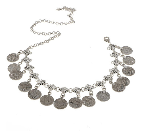Cigana Moedas Tassel Head Chain Tiarca Bohemian Boho Jóias