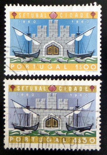 Portugal, Serie Yv. 886-87 Cent. Setubal 61 Usada L7282