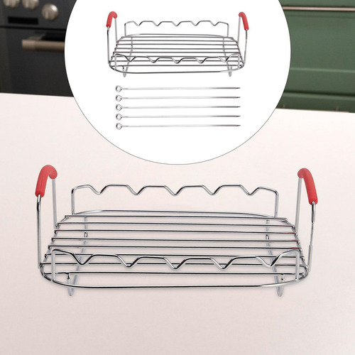 Air Fryer Rack Bbq Rack Para Air Fryer, Fácil De Limpar,