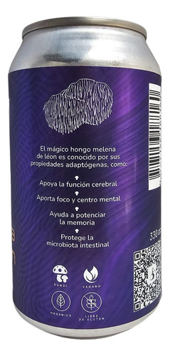 Elixir Fungi Melena De León Reishi Lata 355 Ml Pack 4 Ud
