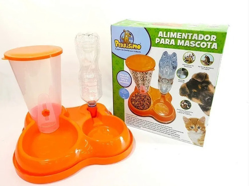 Alimentador Para Mascota Y Dispensador De Agua