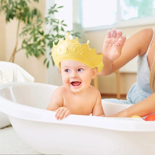 Gorro De Ducha Ajustable Para Proteger Los Ojos Del Bebé*2ud