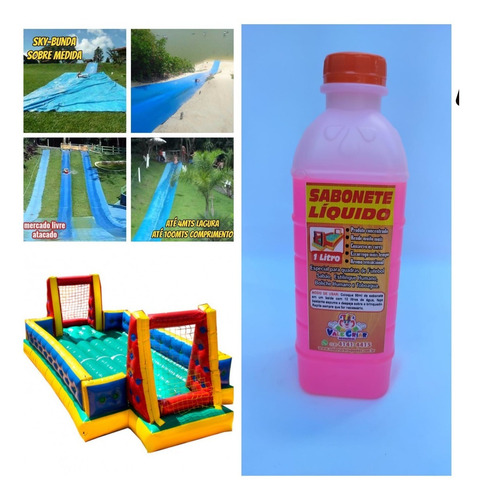 Imagem 10 de 10 de Lona Para Escorregar Kit Com 10.00x2.00+brinde