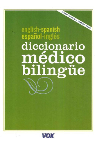 Libro Diccionario Medico Bilingue De Vox