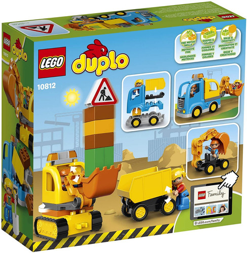 Excavadora De Lego Duplo Town Truck & Tracked 10812 Original